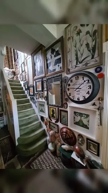 House clearance in progress — a full hallway before clearing